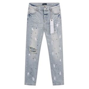 NWOT Purple Brand Designer Painted Jeans